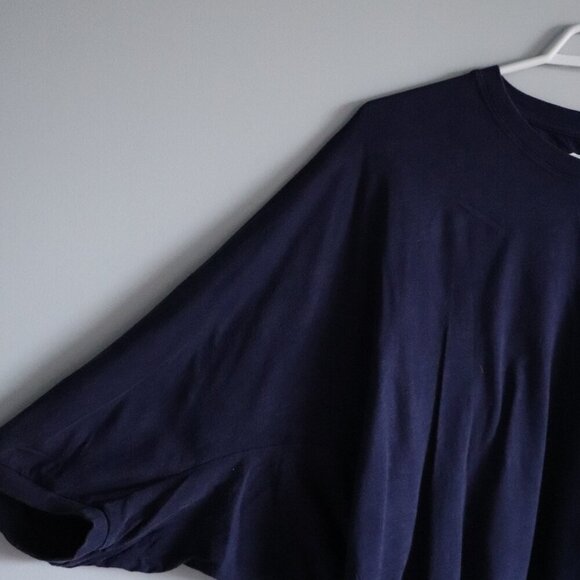 Aerie Women's Blue XS Slouchy Oversized Lightweight Cotton Relaxed T-Shirt‎ Top - Picture 3 of 12